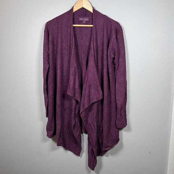 Barefoot Dreams Sweaters - Barefoot Dreams CozyChic Lite Island Wrap Sweater Purple Size L/XL